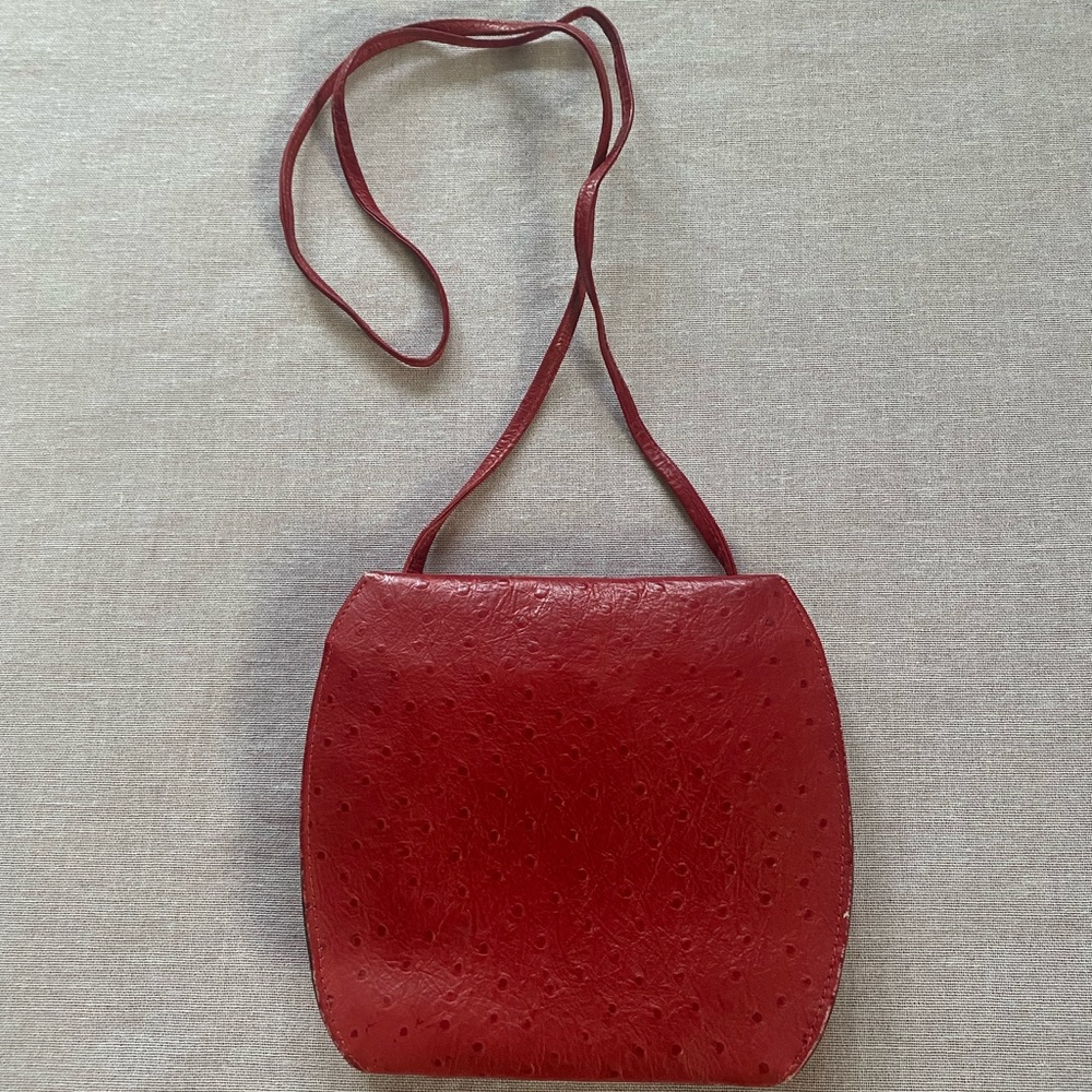Ann Taylor Red Crossbody Bag